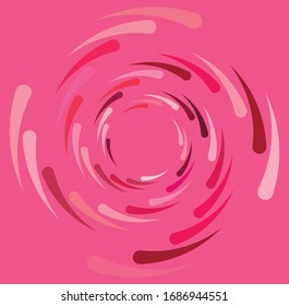 colorful, multicolor and monochrome cyclic, cycle concentric ring. revolved spiral, vortex, whorl. abstract circular, radial loop shape, element over colored backdrop, background