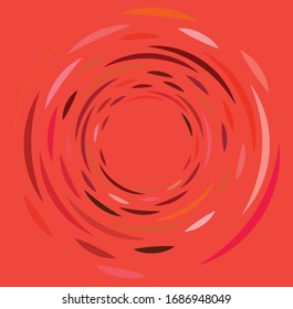 colorful, multicolor and monochrome cyclic, cycle concentric ring. revolved spiral, vortex, whorl. abstract circular, radial loop shape, element over colored backdrop, background