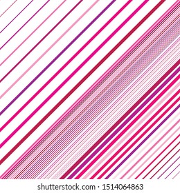 Colorful, multicolor oblique, diagonal dynamic lines, stripes pattern. Straight parallel skew stripes, streaks illustration. Slope, skew asymmetric lineal, linear element.