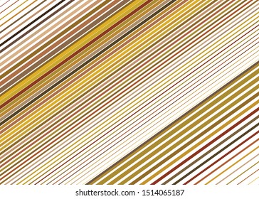 Colorful, multicolor oblique, diagonal dynamic lines, stripes pattern. Straight parallel skew stripes, streaks illustration. Slope, skew asymmetric lineal, linear element.