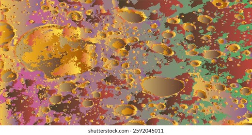 Colorful multicolor rainbow background. Colorful background of spots. Vector illustration