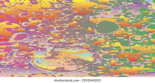 Colorful multicolor rainbow background. Colorful background of spots. Vector illustration