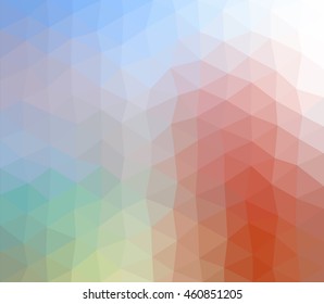 colorful multicolor triangle geometric low polygon gradient graphic abstract background vector eps10