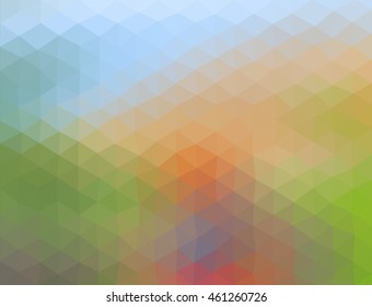 colorful multicolor triangle geometric low polygon gradient graphic abstract background vector eps10