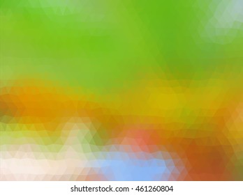 colorful multicolor triangle geometric low polygon gradient graphic abstract background vector eps10