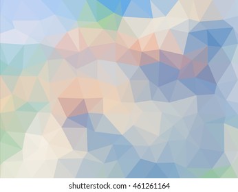 colorful multicolor triangle geometric low polygon gradient graphic abstract background vector eps10