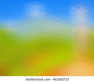 colorful multicolor triangle geometric low polygon gradient graphic abstract background vector eps10