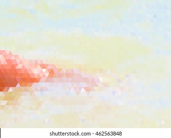 colorful multicolor triangle geometric low polygon gradient graphic abstract background vector eps10