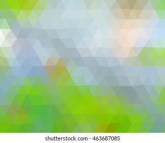 colorful multicolor triangle geometric low polygon gradient graphic abstract background vector eps10