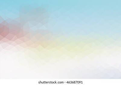 colorful multicolor triangle geometric low polygon gradient graphic abstract background vector eps10