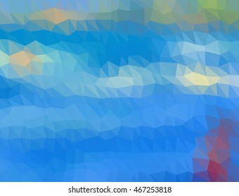 colorful multicolor triangle geometric low polygon gradient graphic abstract background vector eps10