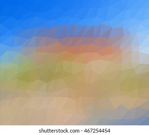 colorful multicolor triangle geometric low polygon gradient graphic abstract background vector eps10