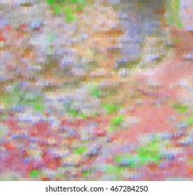 colorful multicolor triangle geometric low polygon gradient graphic abstract background vector eps10