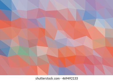 colorful multicolor triangle geometric low polygon gradient graphic abstract background vector eps10