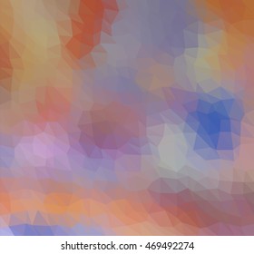 colorful multicolor triangle geometric low polygon gradient graphic abstract background vector eps10