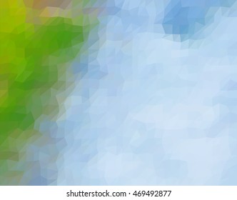 colorful multicolor triangle geometric low polygon gradient graphic abstract background vector eps10