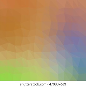 colorful multicolor triangle geometric low polygon gradient graphic abstract background vector eps10