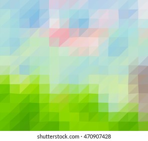 colorful multicolor triangle geometric low polygon gradient graphic abstract background vector eps10