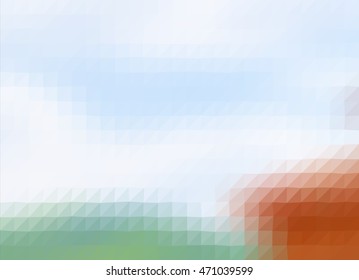 colorful multicolor triangle geometric low polygon gradient graphic abstract background vector eps10