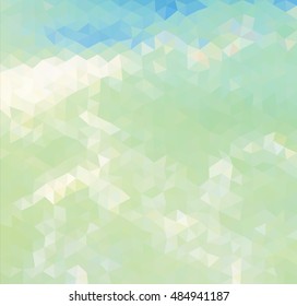 colorful multicolor triangle geometric low polygon gradient graphic abstract background vector eps10