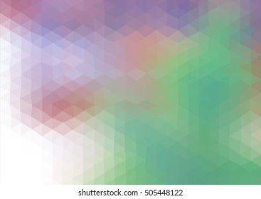 colorful multicolor triangle geometric low polygon gradient graphic abstract background vector eps10