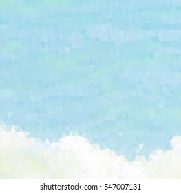 colorful multicolor triangle geometric low polygon gradient graphic abstract background vector eps10