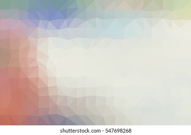 colorful multicolor triangle geometric low polygon gradient graphic abstract background vector eps10