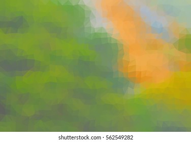 colorful multicolor triangle geometric low polygon gradient graphic abstract background vector eps10