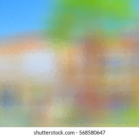 colorful multicolor triangle geometric low polygon gradient graphic abstract background vector eps10