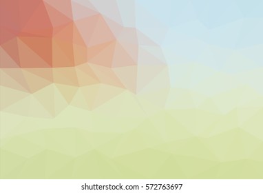 colorful multicolor triangle geometric low polygon gradient graphic abstract background vector eps10