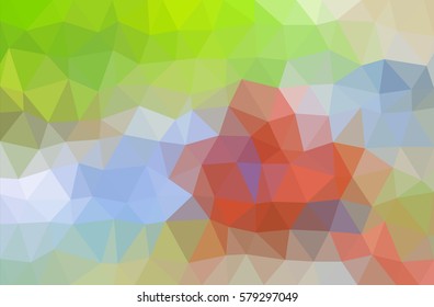 colorful multicolor triangle geometric low polygon gradient graphic abstract background vector eps10