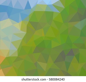 colorful multicolor triangle geometric low polygon gradient graphic abstract background vector eps10