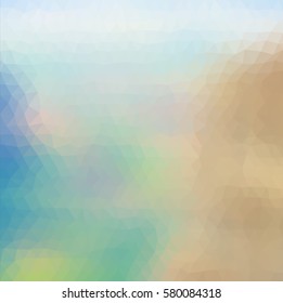 colorful multicolor triangle geometric low polygon gradient graphic abstract background vector eps10
