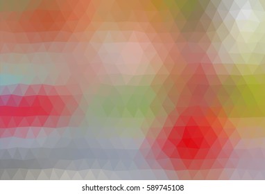 colorful multicolor triangle geometric low polygon gradient graphic abstract background vector eps10
