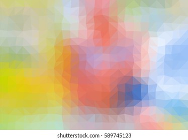 colorful multicolor triangle geometric low polygon gradient graphic abstract background vector eps10