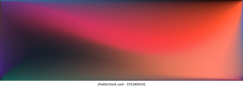 Farbige mehrfarbige Wavy Gradient Mesh. Lebhafte dunkle, lebendige, unscharfe Texturillustration. Neonfarbener Hintergrund. Natürlicher Regenbogen Modernes Design Hintergrund. Farbwasser Wavy Gradient Mesh.