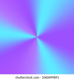 Colorful multicolored conical gradient with neon color. Vibrant vector illustration with metal effect