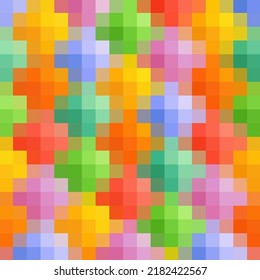 Colorful multi-colored geometric 3D pattern. Abstract colorful backgropund