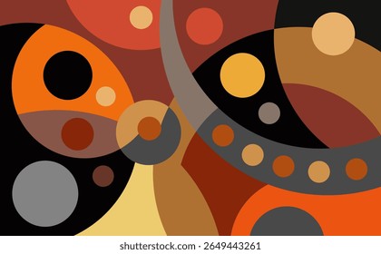 colorful mural art design for wallpaper and room decoration