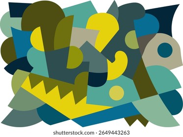 colorful mural art design for wallpaper and room decoration