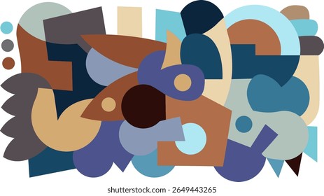colorful mural art design for wallpaper and room decoration