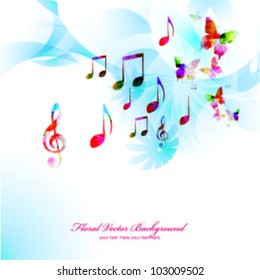 colorful music background