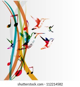 colorful music background