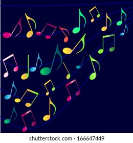colorful music background