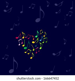 colorful music background