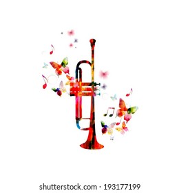 Colorful music background