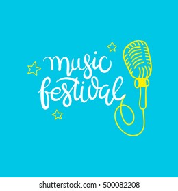 Colorful music background.