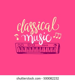 Colorful music background.