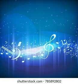 Colorful music background
