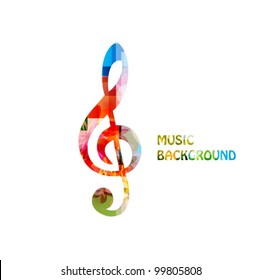 colorful music background